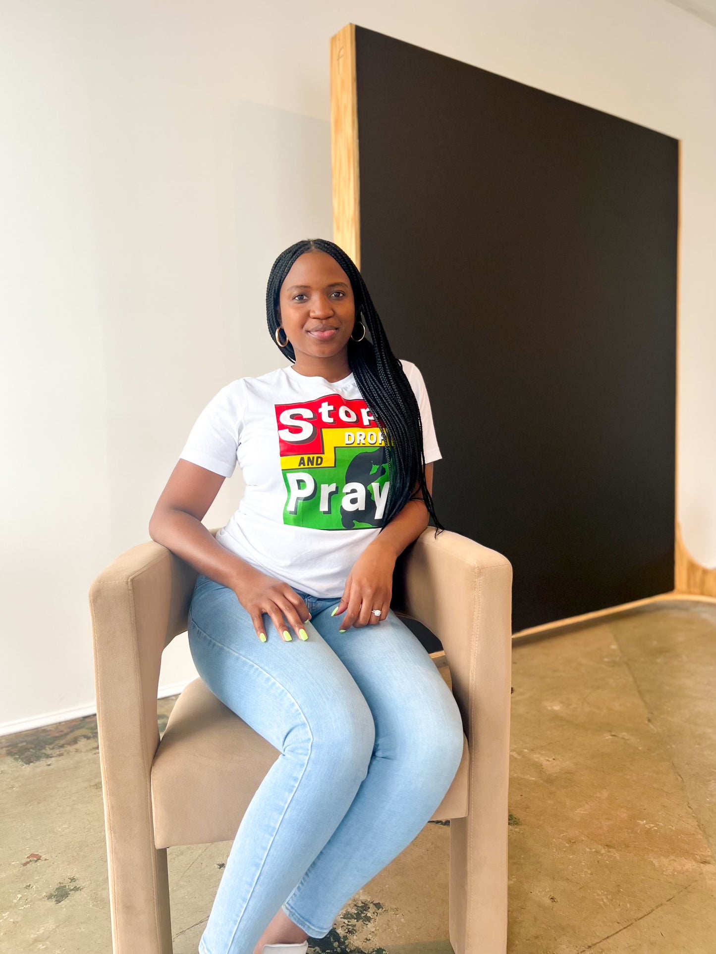 Stop, Drop, and Pray T-Shirt